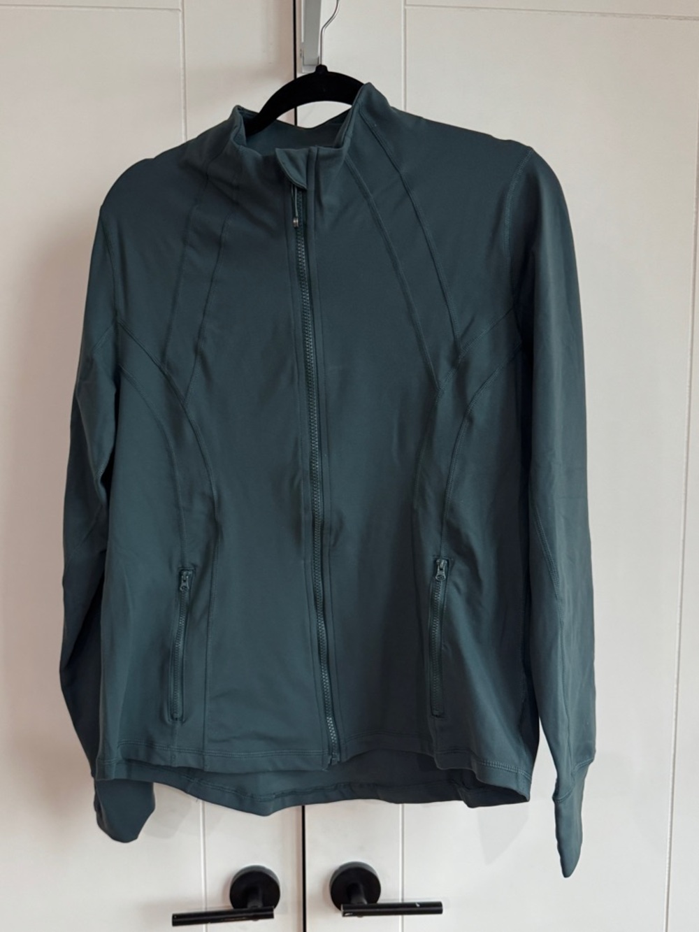90 Degree By Reflex Women's Full-Zip Jacket in Teal Green